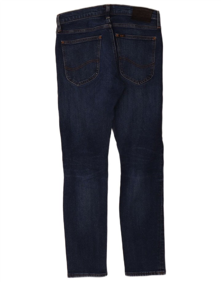 Lee Womens Luke Slim Jeans W29 L30 Blue Cotton