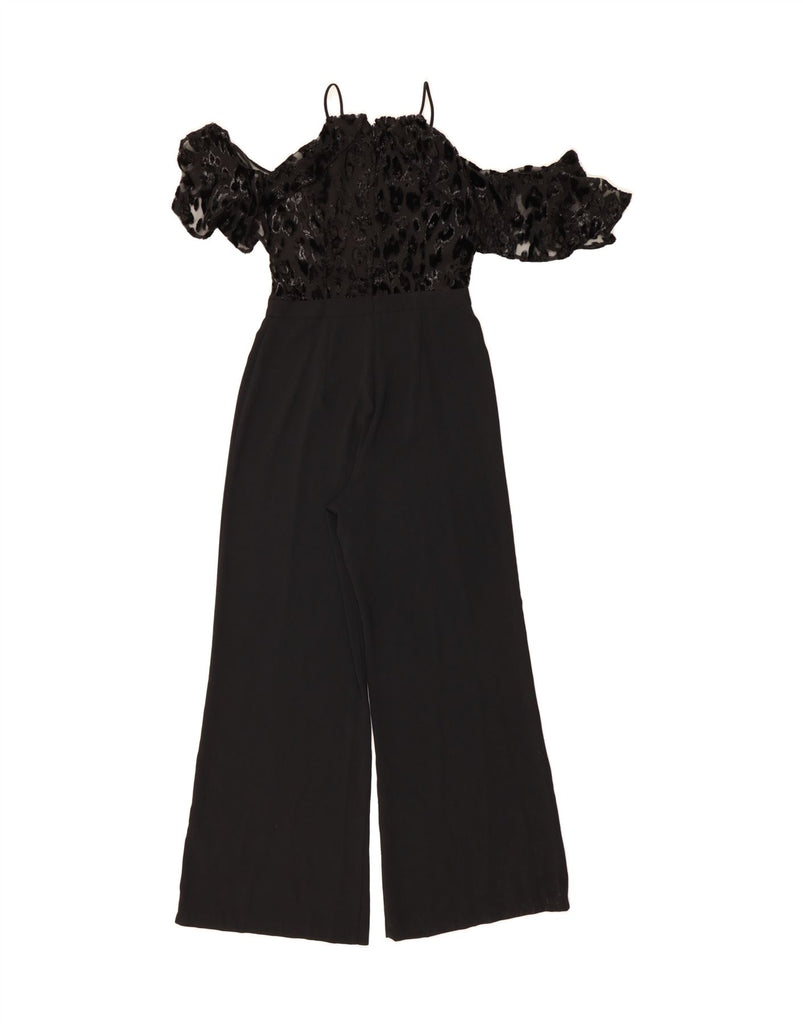 COAST Womens Off Shoulder Jumpsuit UK 10 Small  Black Vintage Coast and Second-Hand Coast from Messina Hembry 