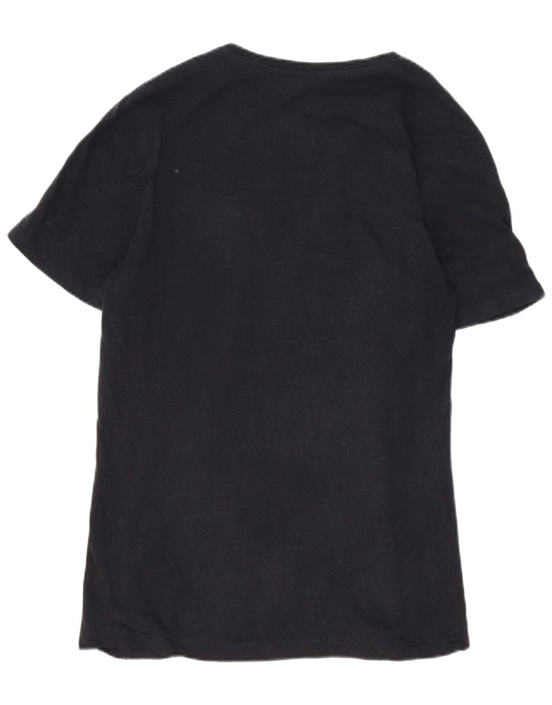 Jack & Jones Mens Graphic T-Shirt Top Large Black Cotton