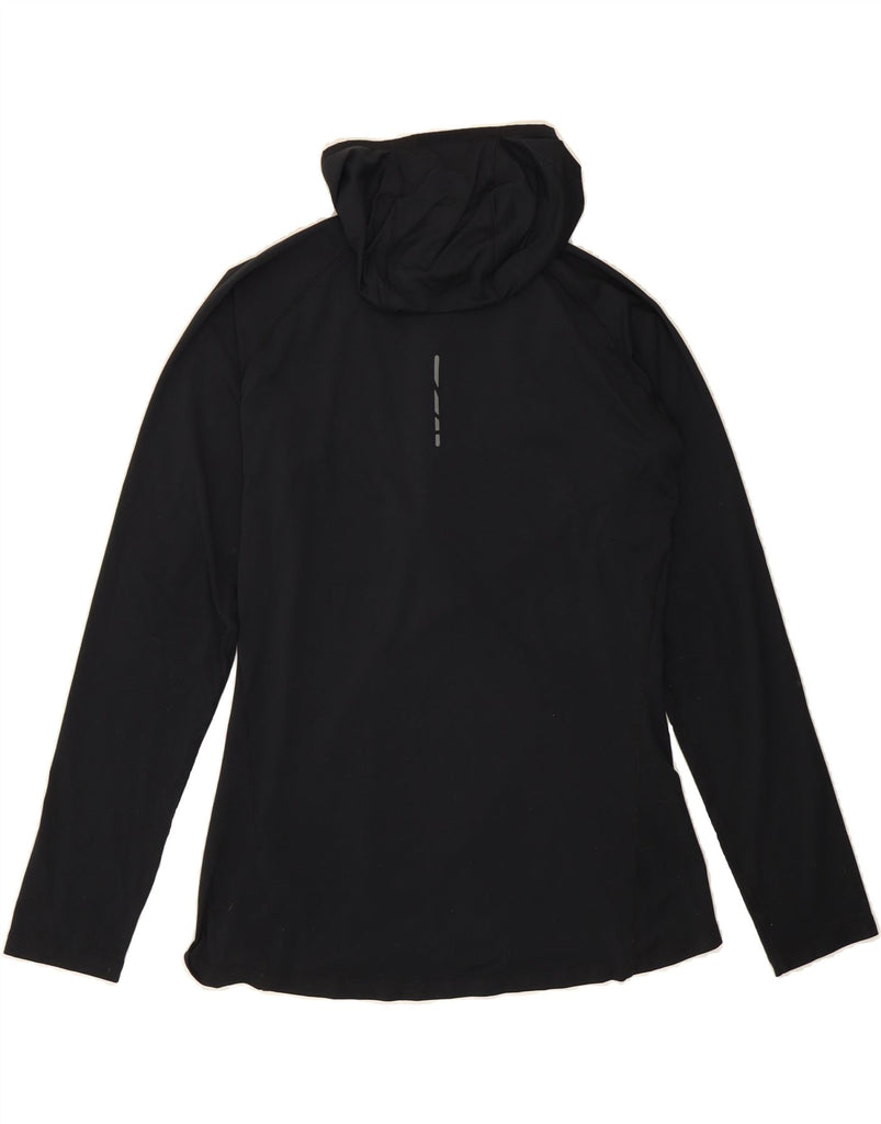 ASICS Womens Hoodie Jumper UK 18 XL Black Polyester Vintage Asics and Second-Hand Asics from Messina Hembry 