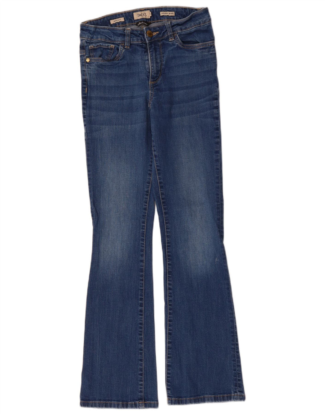 Dack's Womens Bootcut Jeans IT 44 Medium W28 L30 Blue Cotton