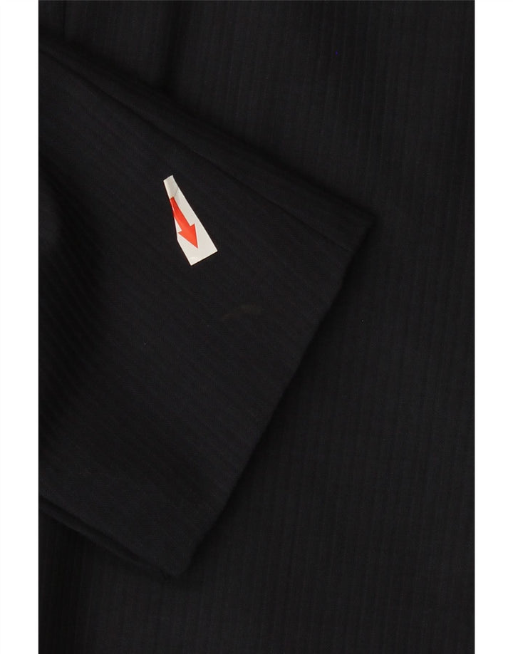 Calvin Klein Mens 2 Button Blazer Jacket IT 48 Medium Navy Blue Pinstripe