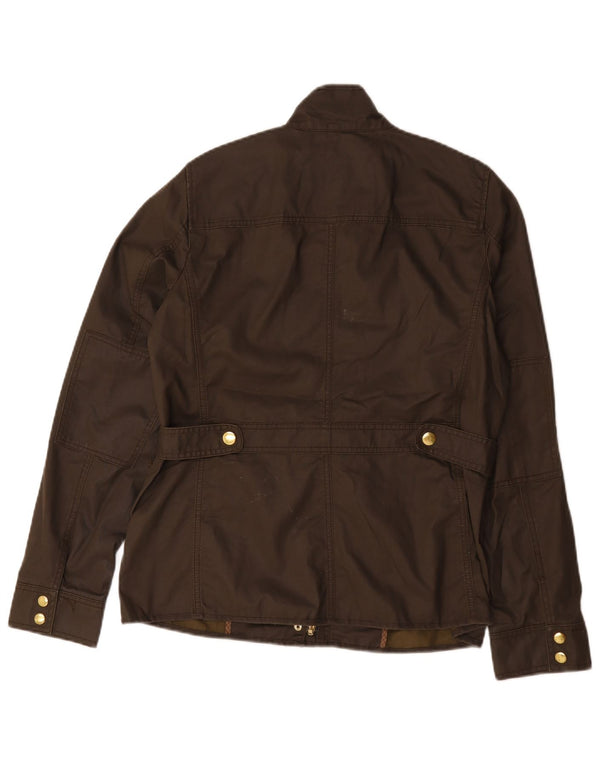 J. Crew Womens Utility Jacket UK 14 Medium Brown Cotton