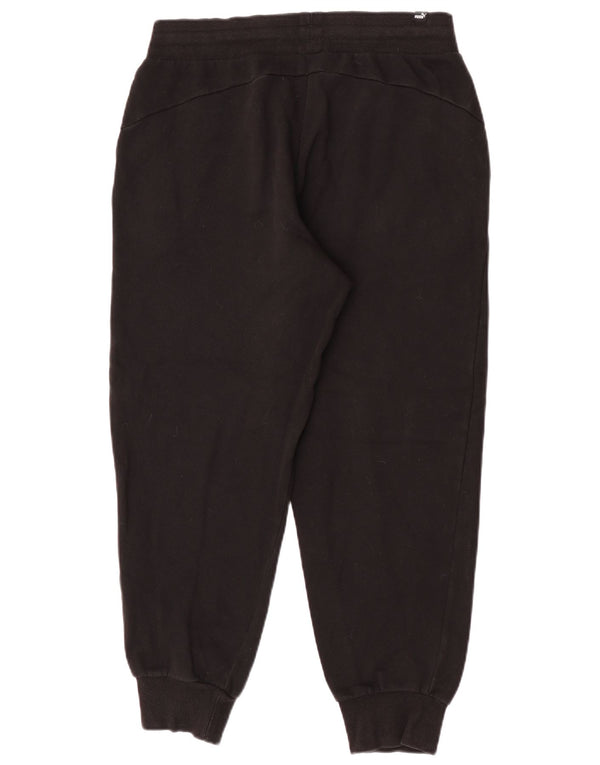 Puma Mens Tracksuit Trousers Joggers Medium Black Cotton