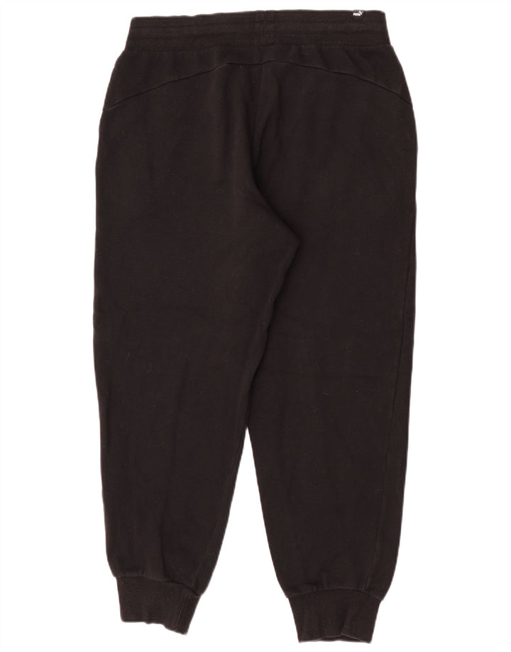 Puma Mens Tracksuit Trousers Joggers Medium Black Cotton