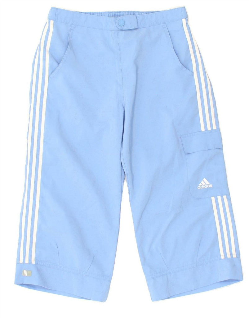 ADIDAS Boys Tracksuit Trousers 11-12 Years Blue Polyester | Vintage Adidas | Thrift | Second-Hand Adidas | Used Clothing | Messina Hembry 