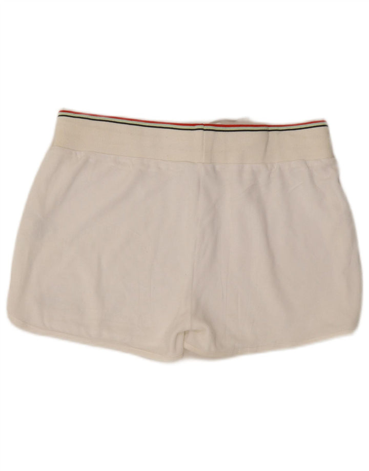 Ellesse Womens Sport Shorts UK 16 Large White Cotton