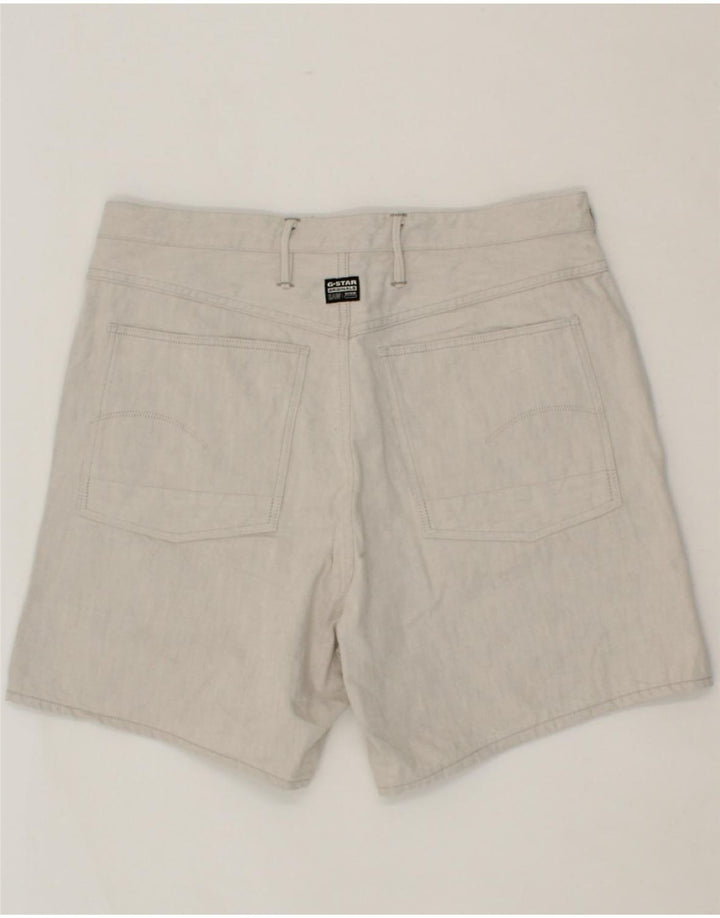 G-STAR Mens Chino Shorts W30 Medium Grey Cotton Vintage G-Star and Second-Hand G-Star from Messina Hembry 