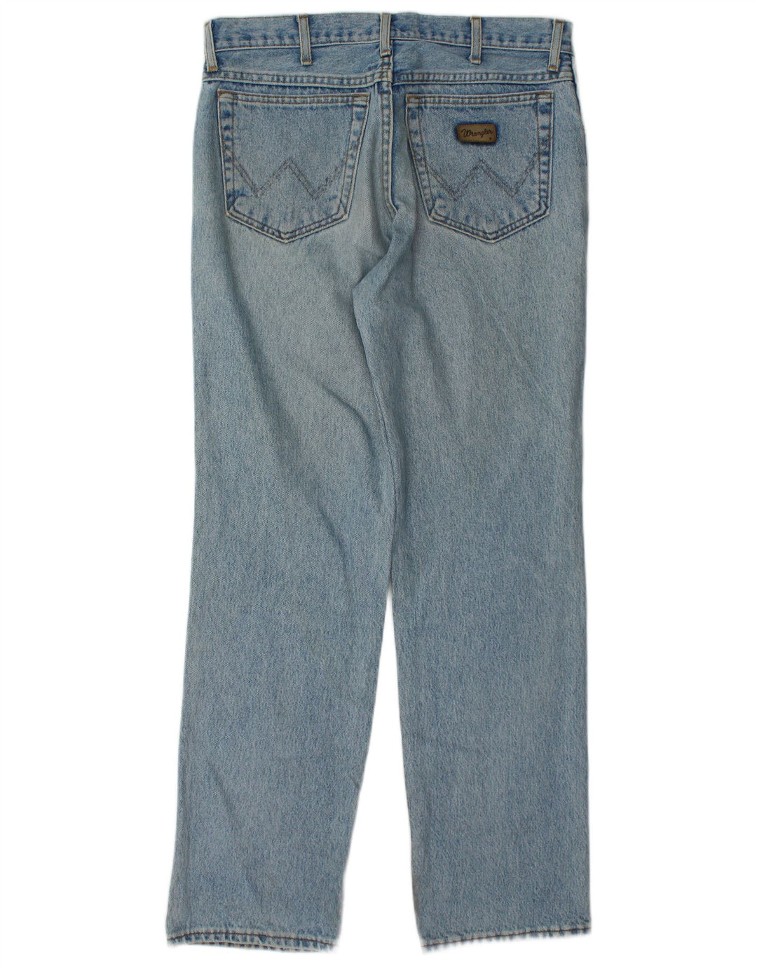Wrangler Mens Texas Straight Jeans W33 L32 Blue Cotton