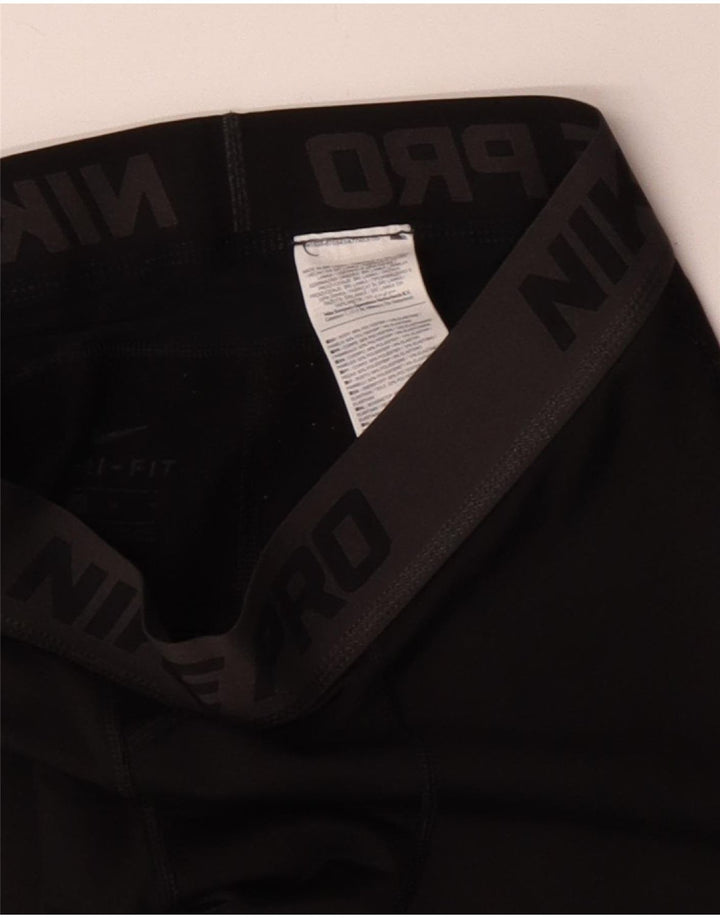 Nike Mens Leggings Medium Black Polyester