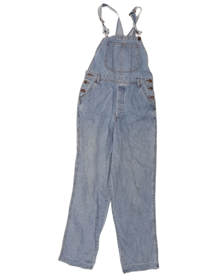 Zip Womens Cargo Dungarees Jeans W36 L29 Blue