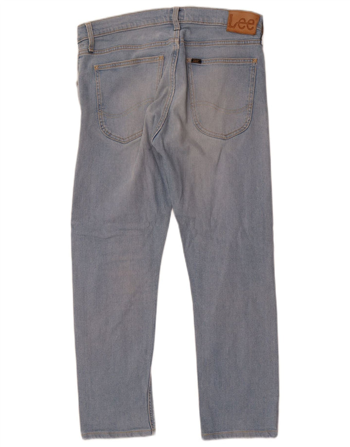 Lee Mens Luke Slim Jeans W32 L27 Blue Cotton