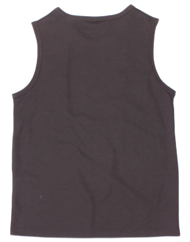 Pyrex Boys Graphic Vest Top 10-11 Years Small Black Polyester