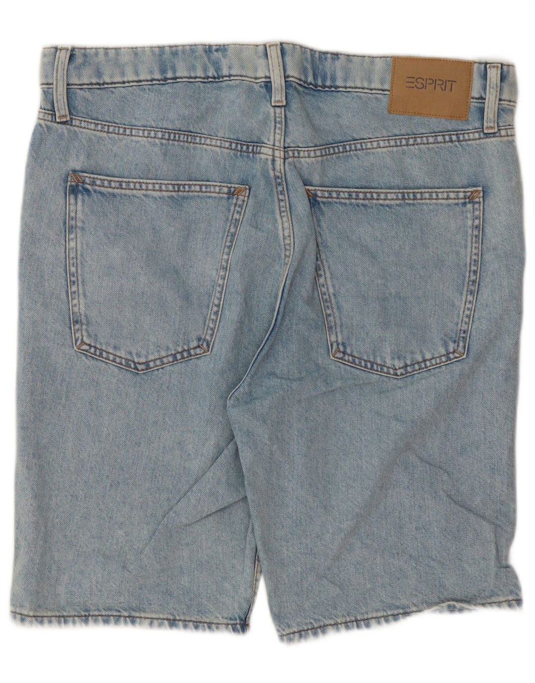 Esprit Mens Denim Shorts W33 Medium Blue Cotton