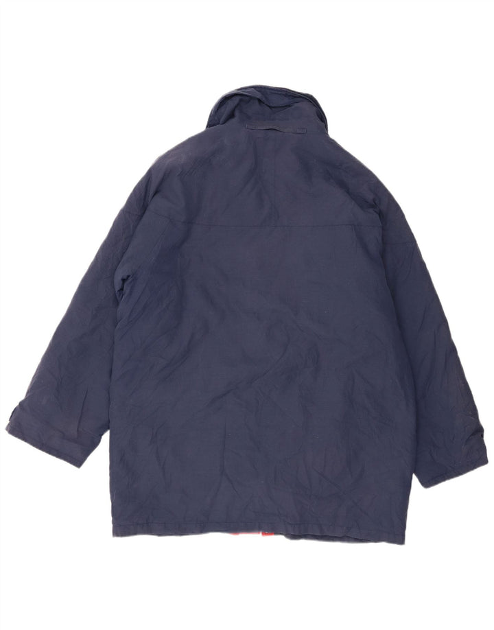 Musto Mens Windbreaker Jacket UK 38 Medium Navy Blue Nylon