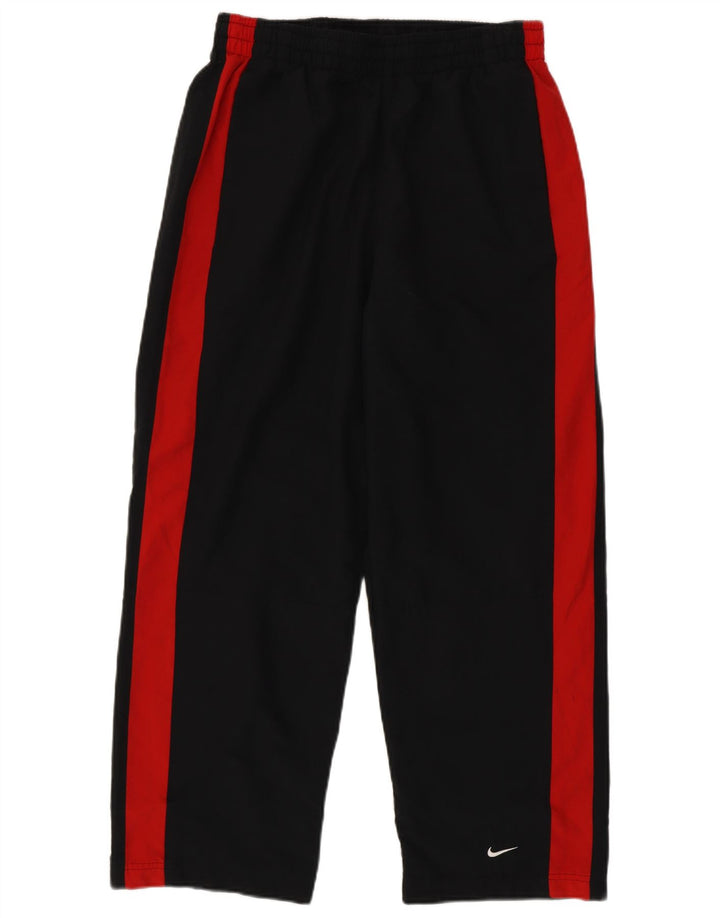 Nike Mens Tracksuit Trousers Large  Black Colourblock Polyester