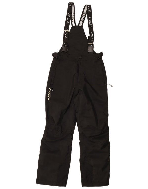 COLLE Boys Graphic Dungarees Ski Trousers 11-12 Years  Black