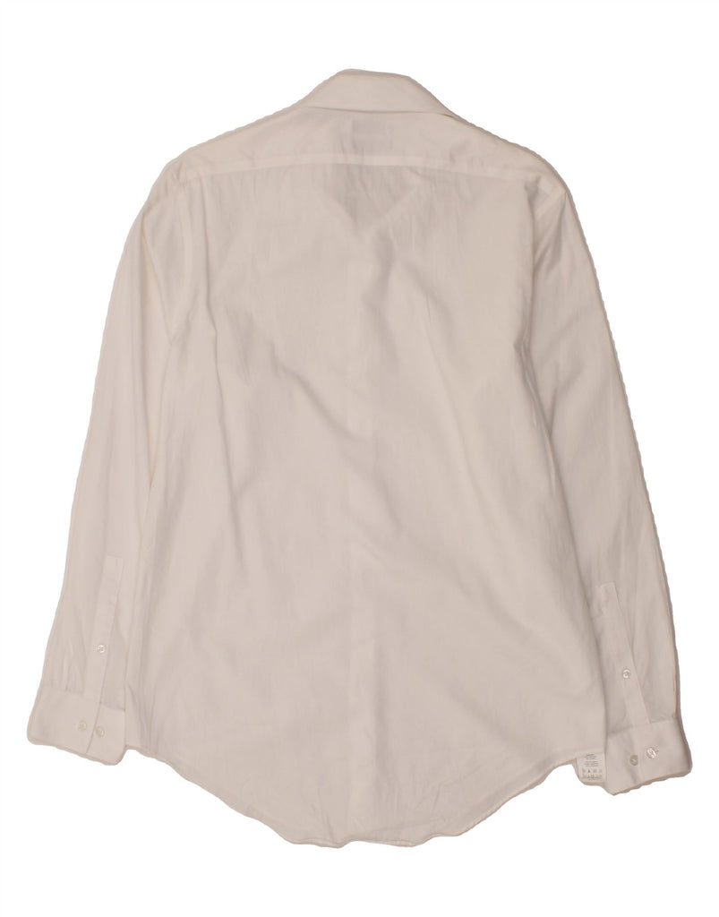 CALVIN KLEIN Mens Shirt Size 15 Medium White Cotton Vintage Calvin Klein and Second-Hand Calvin Klein from Messina Hembry 