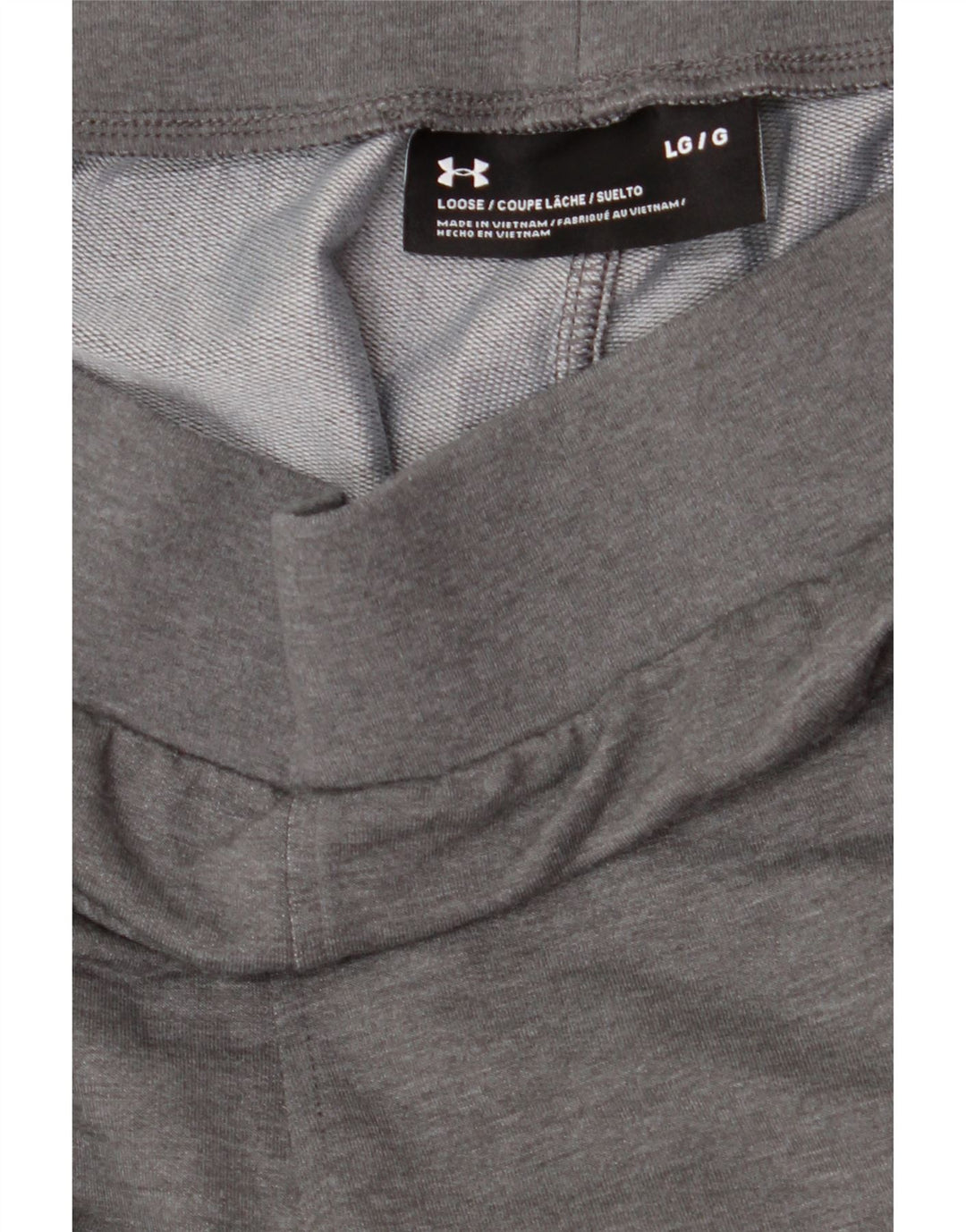 UNDER ARMOUR Mens SMU Mustangs Tracksuit Trousers Joggers Large  Grey