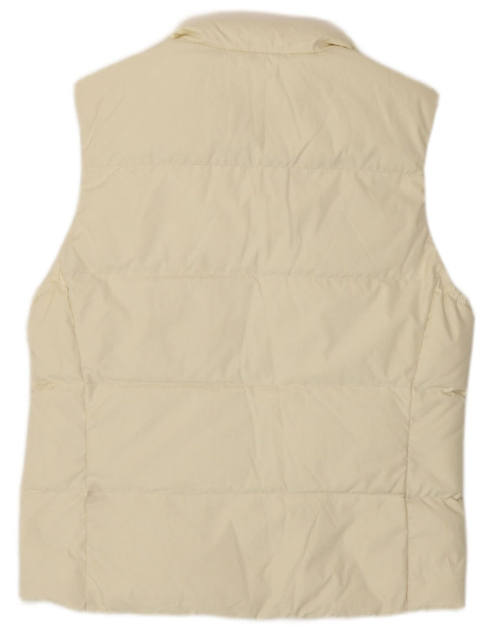 Champion Womens Padded Gilet UK 14 Medium Off White Polyester