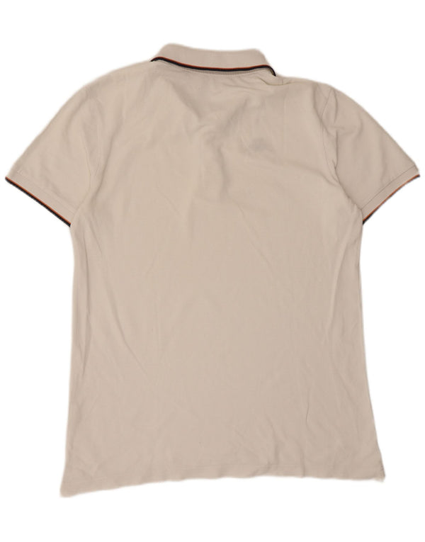 Kappa Mens Polo Shirt Medium White