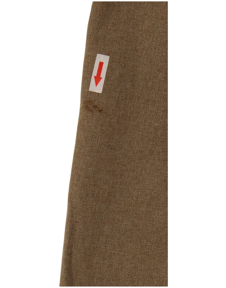 Marks & Spencer Mens Straight Chino Trousers W32 L31 Beige Polyester