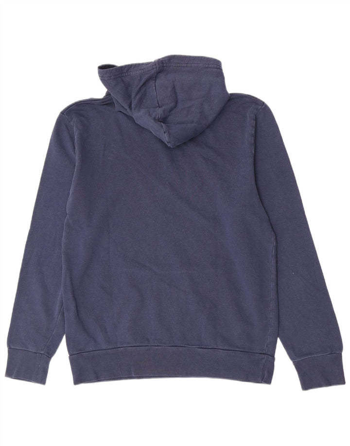 Levi's Mens Graphic Hoodie Jumper Medium Navy Blue Cotton