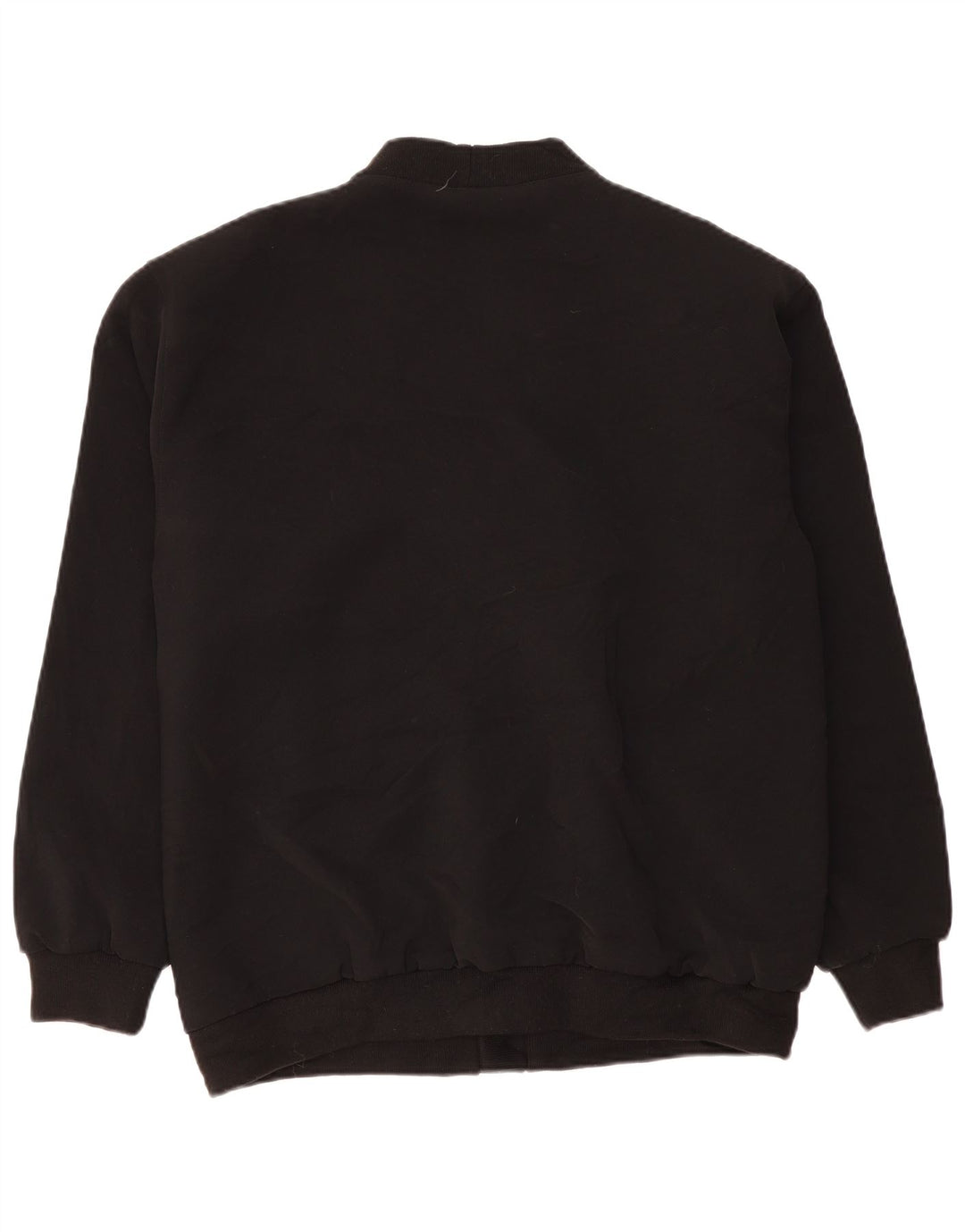 VINTAGE Mens Bomber Jacket UK 42 XL Black Colourblock Polyester