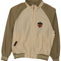 Henri Lloyd Mens Bomber Jacket UK 40 Large Khaki Colourblock