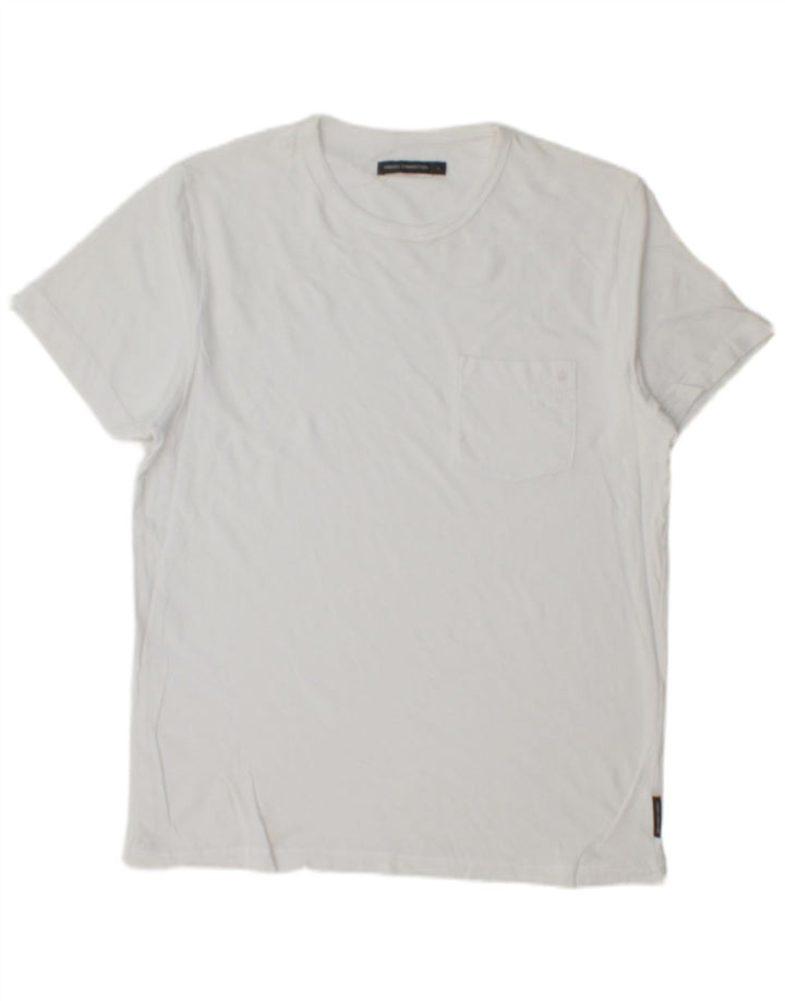 FRENCH CONNECTION Mens T-Shirt Top Large White