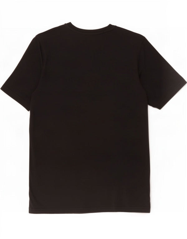 Adidas Boys T-Shirt Top 15-16 Years Black Cotton