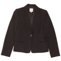 Moschino Womens 1 Button Blazer Jacket UK 14 Medium Black Polyester