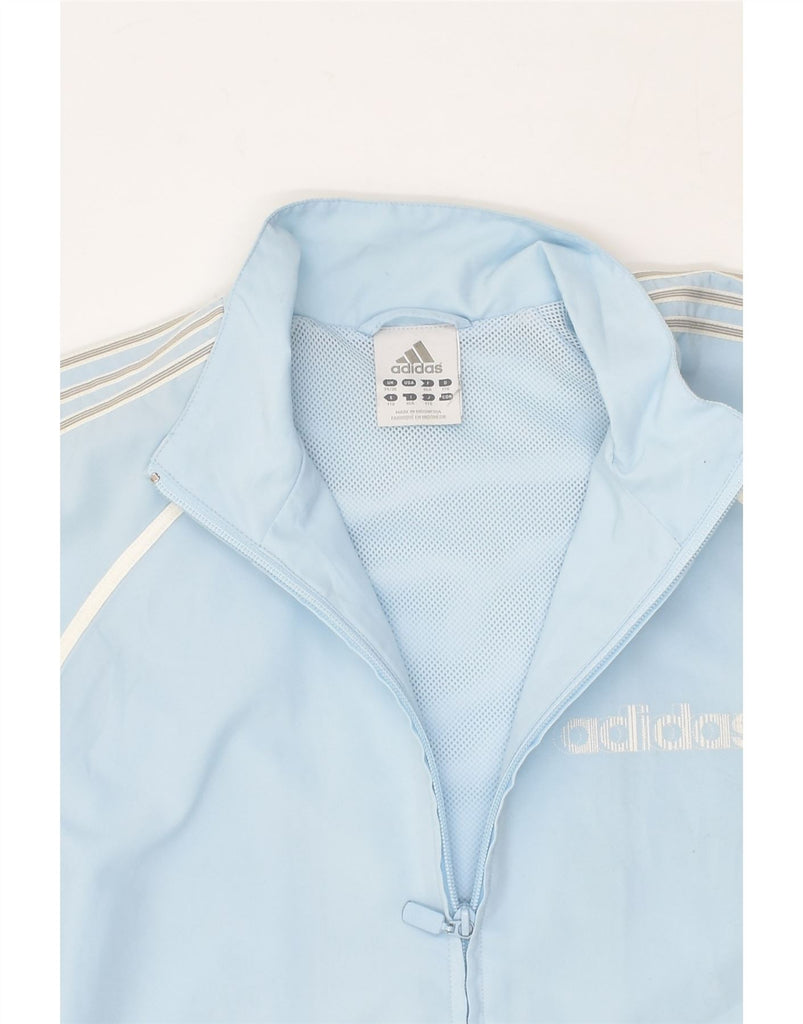 ADIDAS Boys Tracksuit Top Jacket 15-16 Years Blue Polyester | Vintage Adidas | Thrift | Second-Hand Adidas | Used Clothing | Messina Hembry 