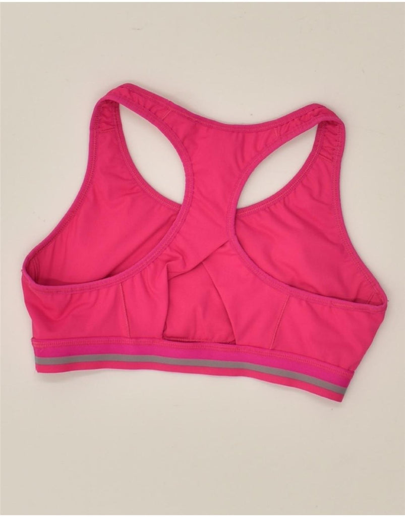 ADIDAS Womens Sport Bra Top UK 8-10 Small Pink Polyester | Vintage Adidas | Thrift | Second-Hand Adidas | Used Clothing | Messina Hembry 