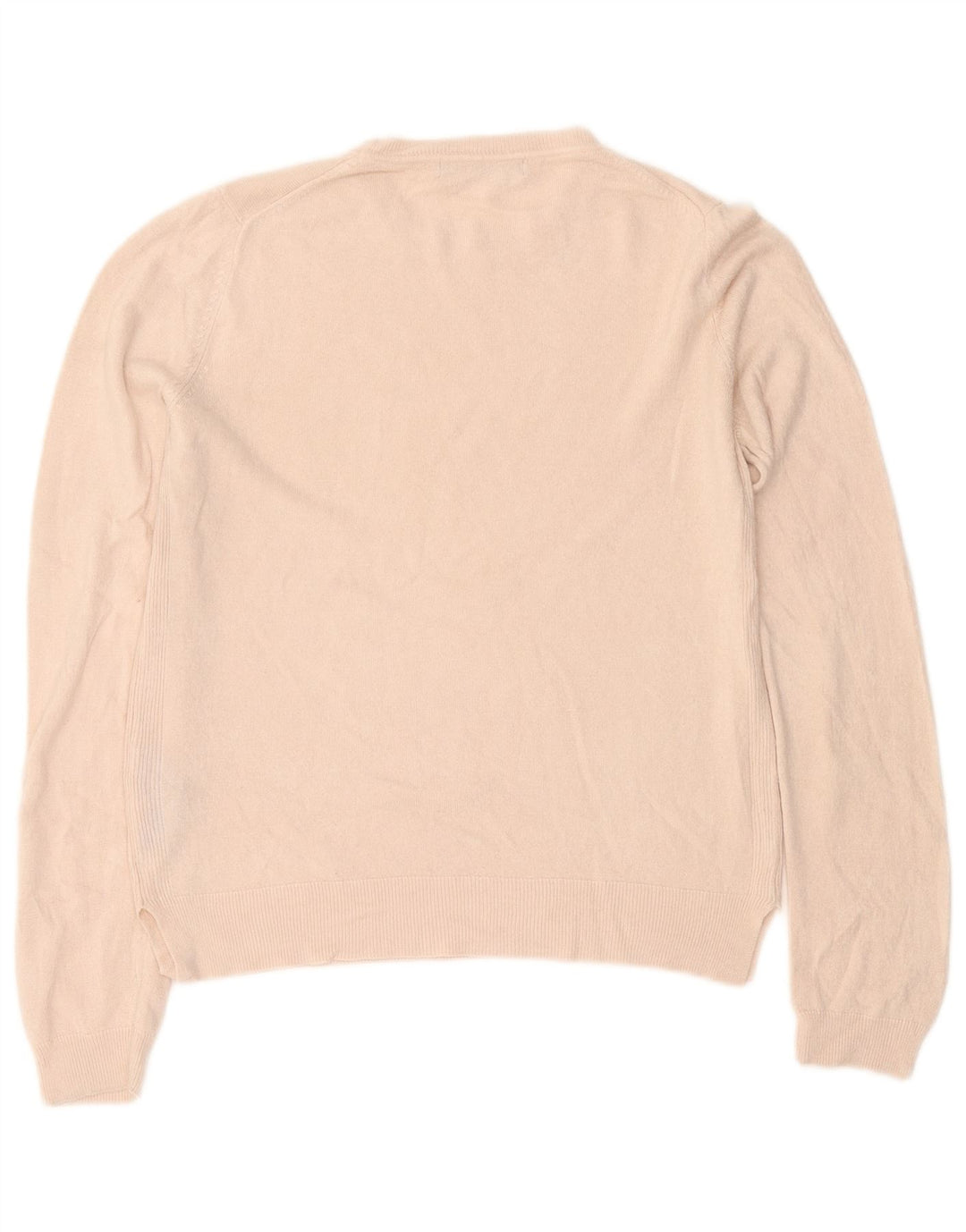 Marks & Spencer Womens Crew Neck Jumper Sweater UK 12 Medium Pink Acrylic