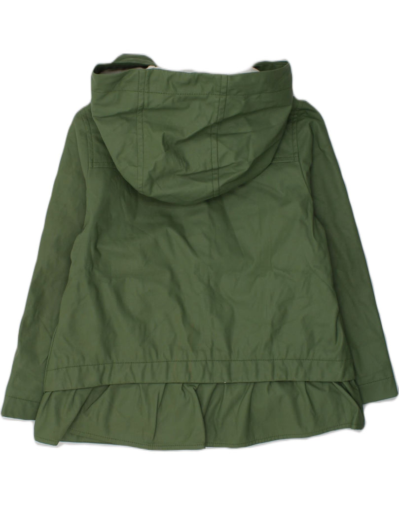 MICHAEL KORS Girls Hooded Rain Jacket 2-3 Years Green Polyurethane | Vintage Michael Kors | Thrift | Second-Hand Michael Kors | Used Clothing | Messina Hembry 