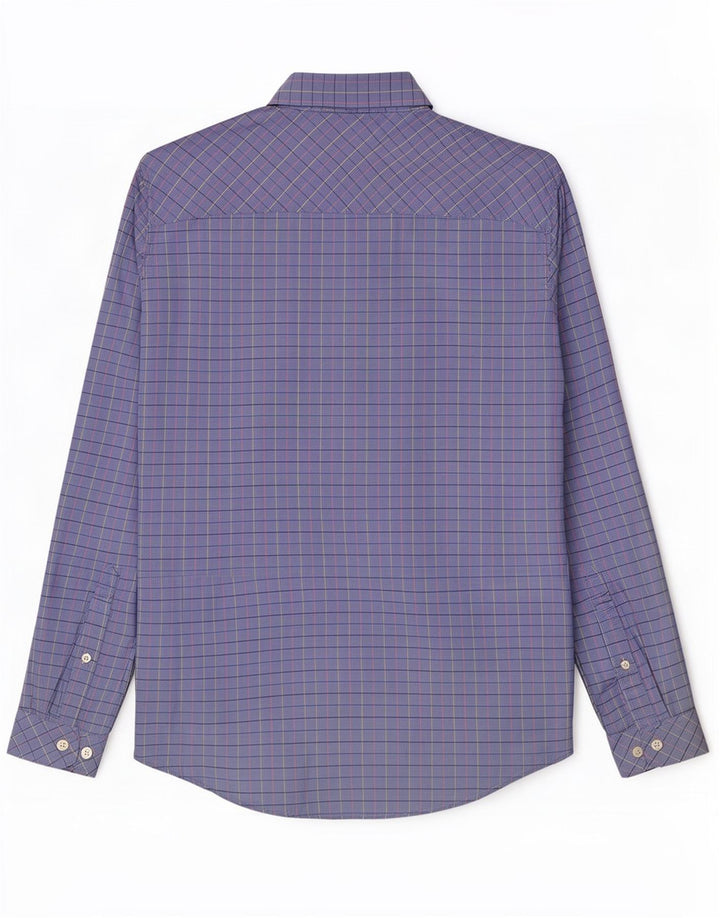 Joules Mens Classic Fit Shirt Medium Blue Check Cotton