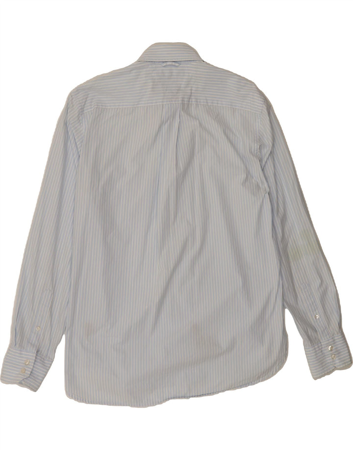 TOMMY HILFIGER Mens Shirt Large Blue Pinstripe Cotton Vintage Tommy Hilfiger and Second-Hand Tommy Hilfiger from Messina Hembry 