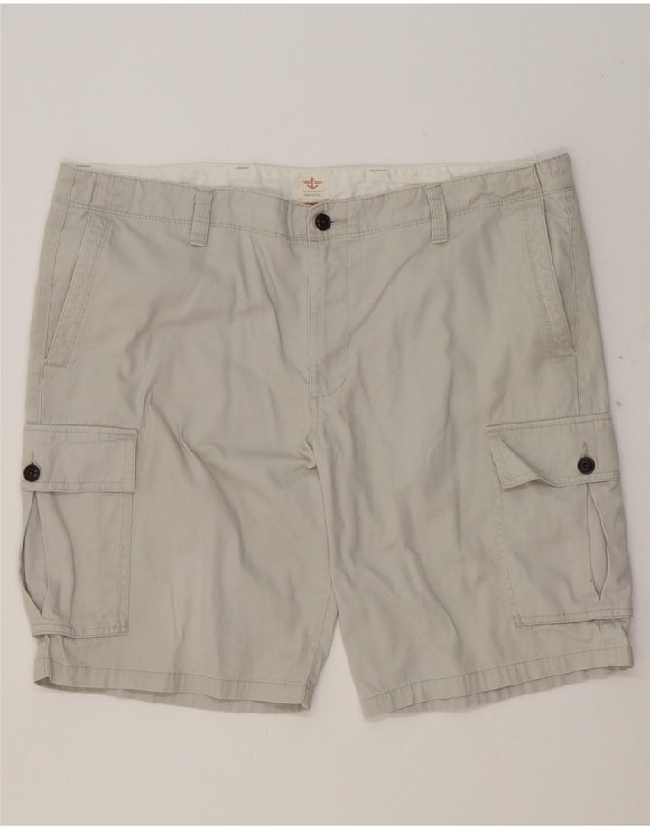 DOCKERS Mens Cargo Shorts W40 XL Grey Cotton Vintage Dockers and Second-Hand Dockers from Messina Hembry 