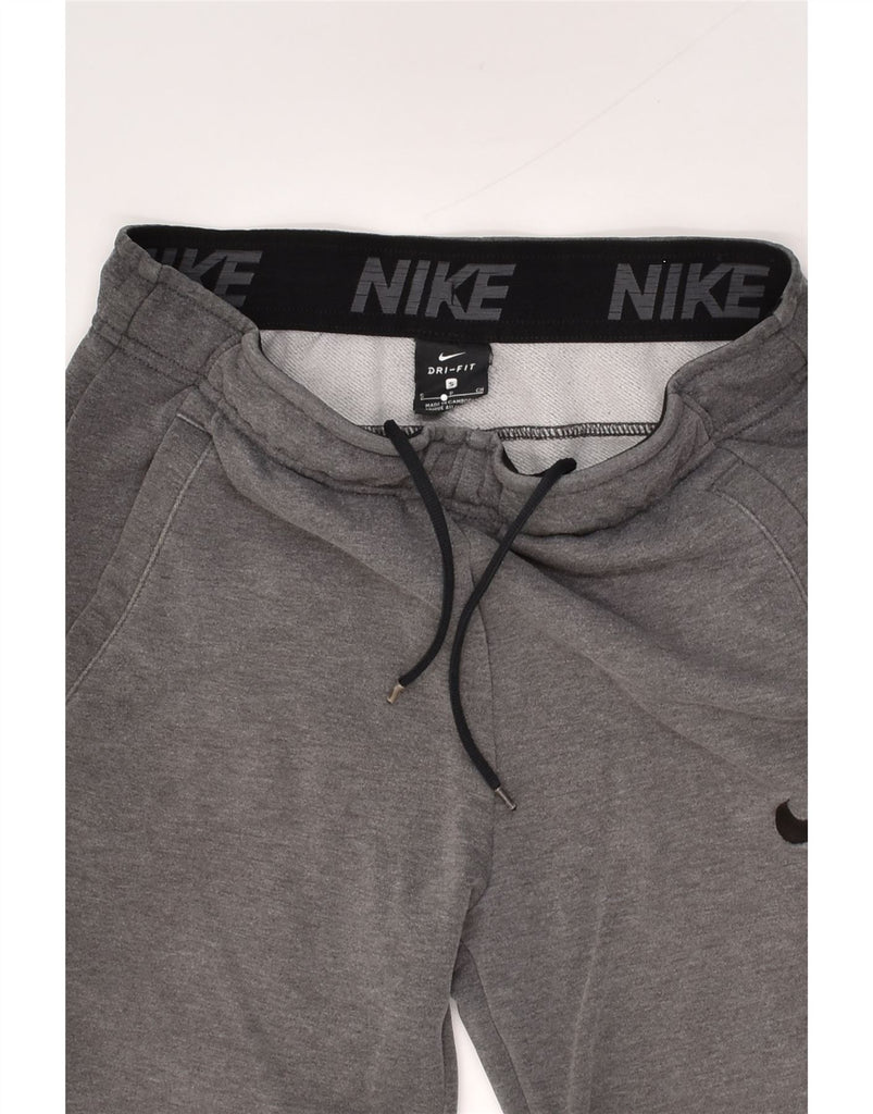 NIKE Mens Tracksuit Trousers Joggers Small Grey Polyester | Vintage Nike | Thrift | Second-Hand Nike | Used Clothing | Messina Hembry 