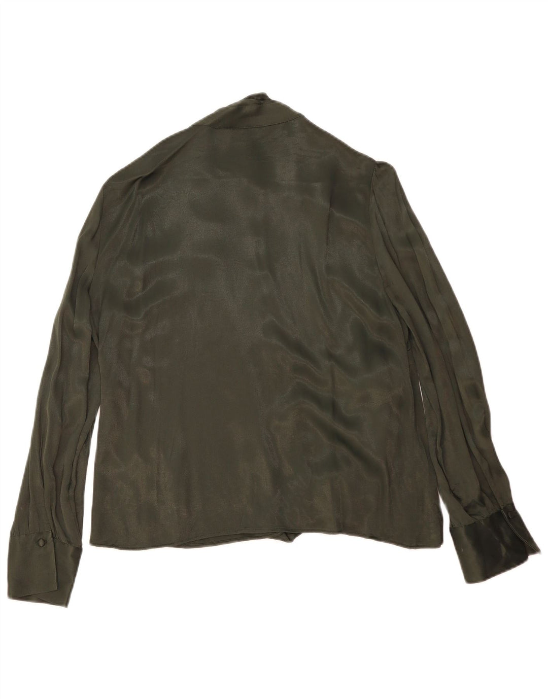 Zara Womens Shirt Blouse UK 18 XL Green
