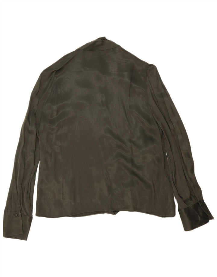 Zara Womens Shirt Blouse UK 18 XL Green