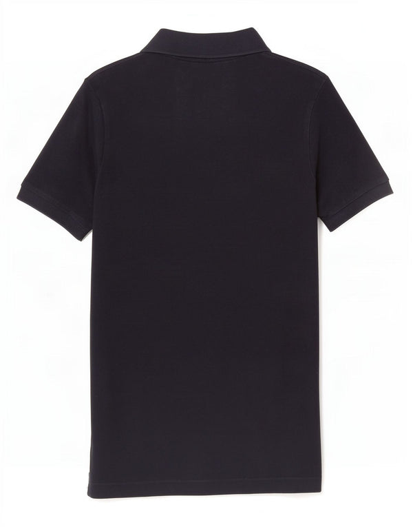 Superdry Mens Graphic Rugby Polo Shirt Medium Navy Blue Cotton