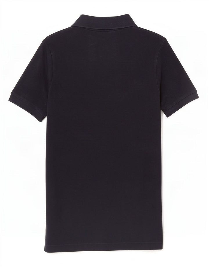 Superdry Mens Graphic Rugby Polo Shirt Medium Navy Blue Cotton