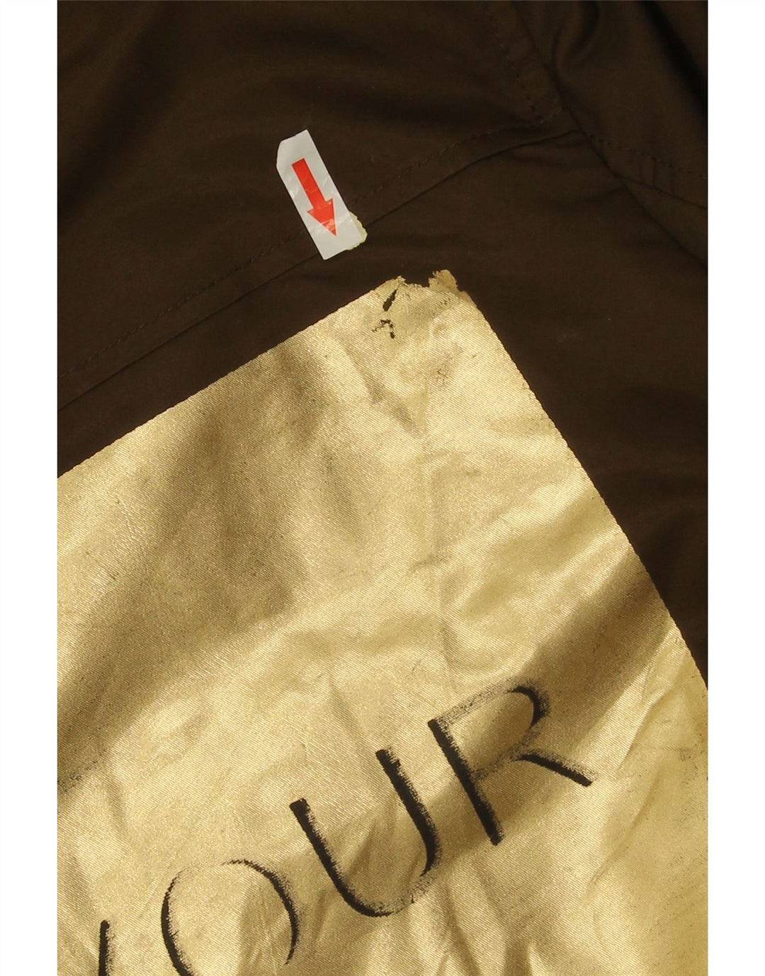 Zara Womens Graphic Bomber Jacket UK 14 Medium Khaki Striped