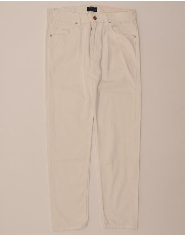 ZARA Mens Slim Jeans EU 40 Medium W31 L28 Off White Cotton