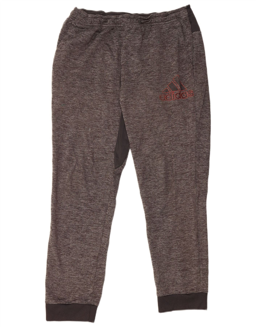 Adidas Mens Tracksuit Trousers Joggers Large  Grey Flecked