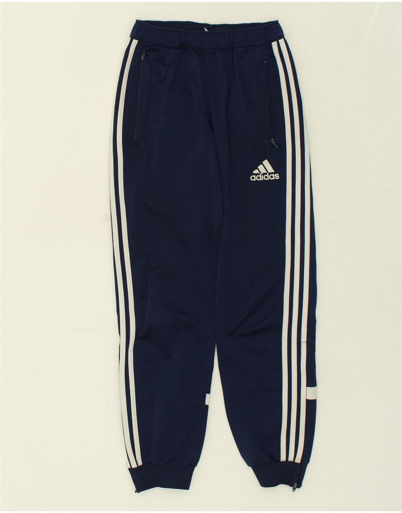 ADIDAS Boys Tracksuit Trousers Joggers 13-14 Years XL  Navy Blue | Vintage Adidas | Thrift | Second-Hand Adidas | Used Clothing | Messina Hembry 