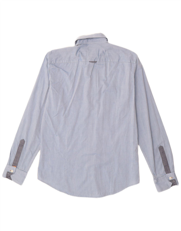 HUGO BOSS Mens Shirt Small Blue