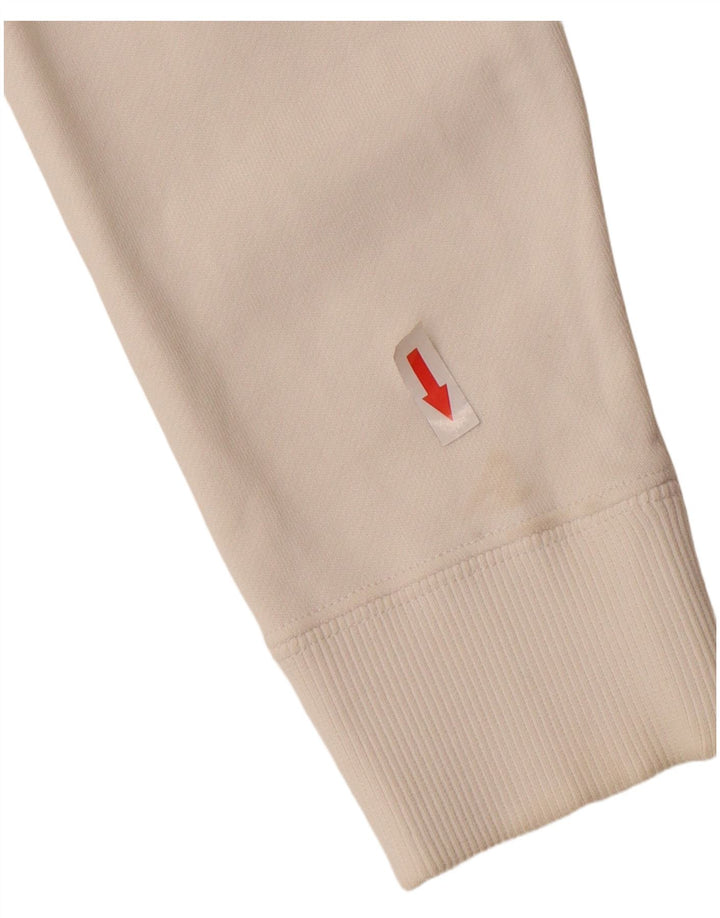 Calvin Klein Jeans Womens Graphic Sweatshirt Jumper UK 14 Medium White